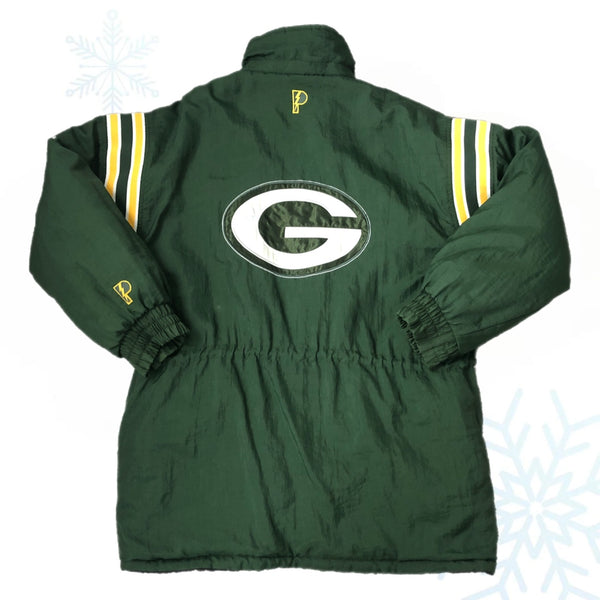 Vintage NFL Green Bay Packers Pro Player Reversible Jacket (XL/XXL)