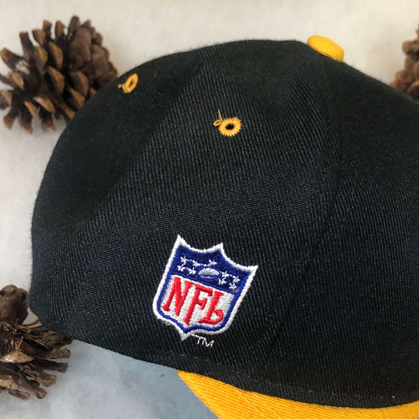 Vintage NFL Pittsburgh Steelers Sports Specialties Brim Script Wool Snapback Hat