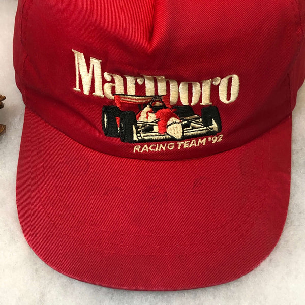 Vintage 1992 Marlboro Racing Team Twill Snapback Hat
