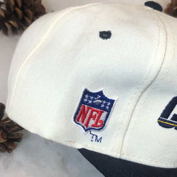 Vintage NFL San Diego Chargers Sports Specialties Brim Script Wool Snapback Hat