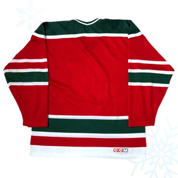 Vintage NHL New Jersey Devils CCM Maska Jersey (L)