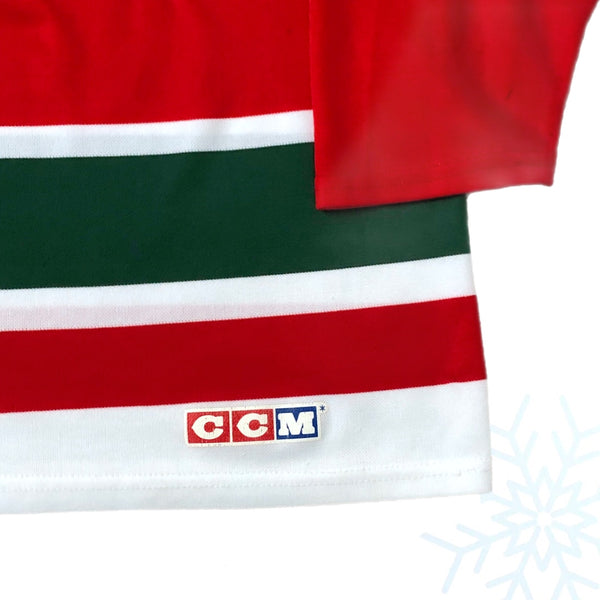 Vintage NHL New Jersey Devils CCM Maska Jersey (L)