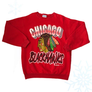 Vintage 1994 NHL Chicago Blackhawks The Game Crewneck Sweatshirt (L)