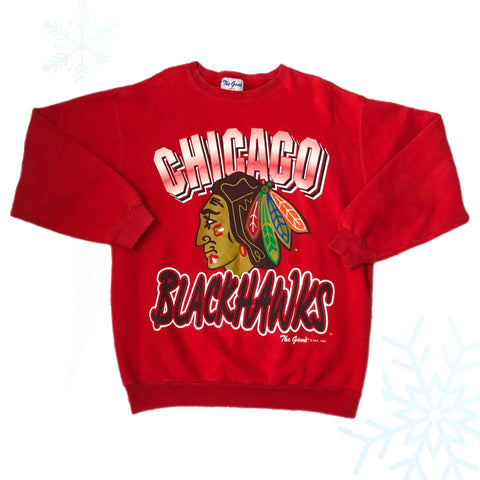 Vintage 1994 NHL Chicago Blackhawks The Game Crewneck Sweatshirt (L)