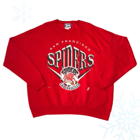 Vintage IHL San Francisco Spiders Lee Sport Crewneck Sweatshirt (XL)