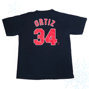 MLB Boston Red Sox David Ortiz Majestic Jersey T-Shirt (XL)