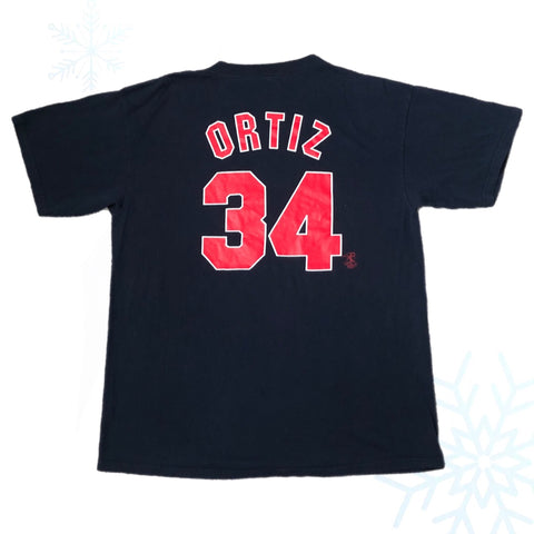 MLB Boston Red Sox David Ortiz Majestic Jersey T-Shirt (XL)