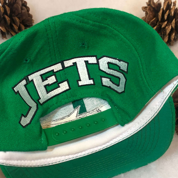 Vintage NFL New York Jets American Needle Blockhead Wool Snapback Hat