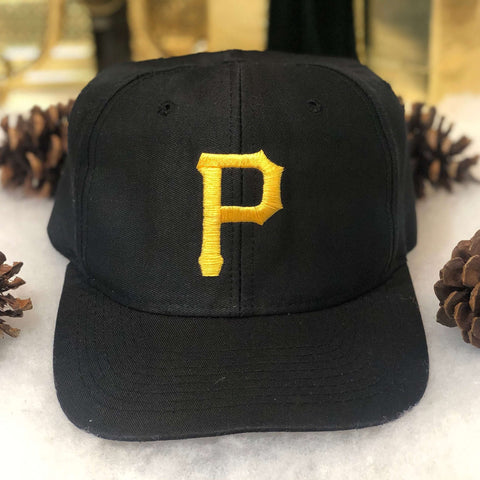 Vintage MLB Pittsburgh Pirates Logo 7 Twill Snapback Hat