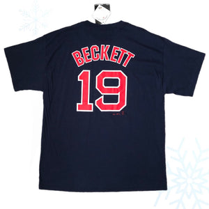 Deadstock NWT 2008 MLB Boston Red Sox Josh Beckett Jersey T-Shirt (XL)