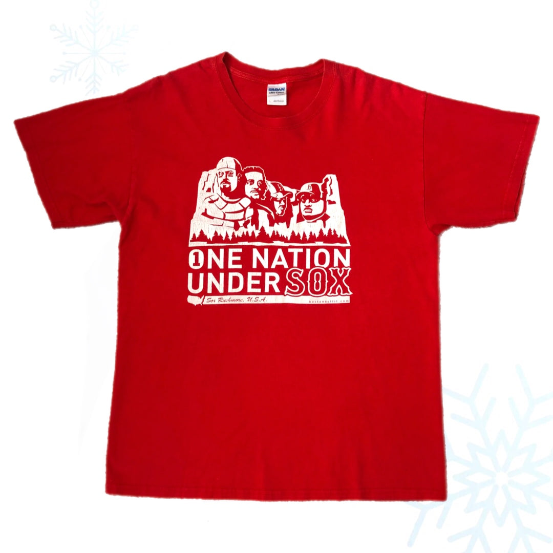 MLB Boston Red Sox "One Nation Sox Rushmore" T-Shirt (L)