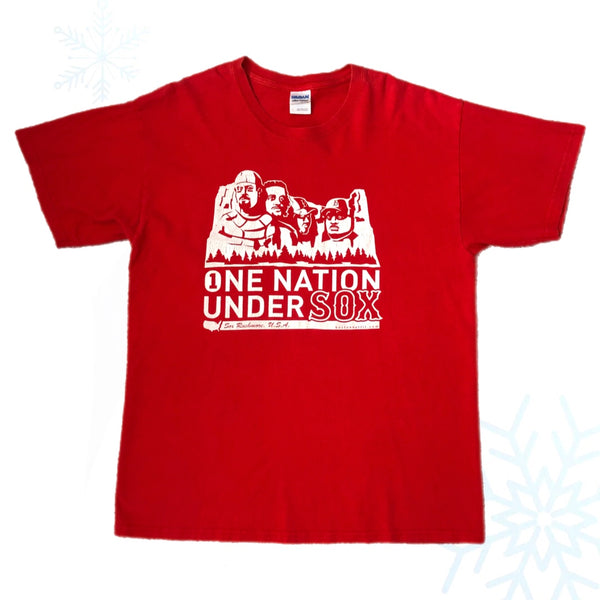 MLB Boston Red Sox "One Nation Sox Rushmore" T-Shirt (L)