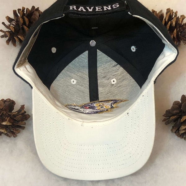 Vintage Deadstock NWT NFL Baltimore Ravens Twins Enterprise Wool Strapback Hat