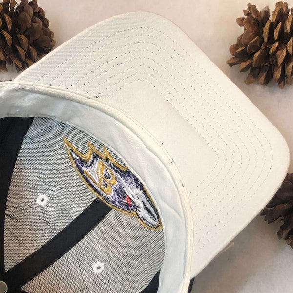 Vintage Deadstock NWT NFL Baltimore Ravens Twins Enterprise Wool Strapback Hat