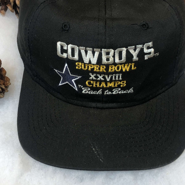 Vintage NFL Dallas Cowboys Super Bowl XXVIII Twill Snapback Hat