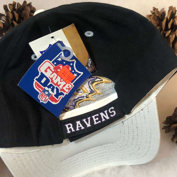 Vintage Deadstock NWT NFL Baltimore Ravens Twins Enterprise Wool Strapback Hat