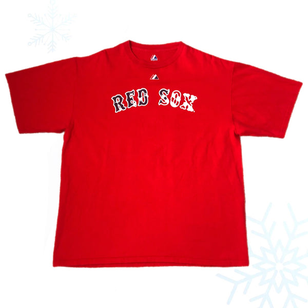 2010 MLB Boston Red Sox Dustin Pedroia USA Flag July 4th Stars & Stripes Jersey T-Shirt (XL