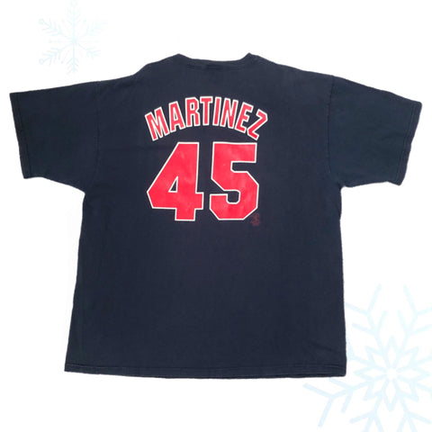 Vintage MLB Boston Red Sox Pedro Martinez Jersey T-Shirt (XXL)