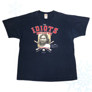 Vintage 2004 MLB Boston Red Sox "The Idiots Believe" Johnny Damon T-Shirt (XXL)