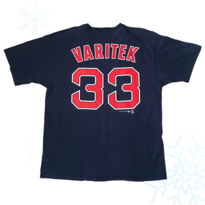 2005 MLB Boston Red Sox Jason Varitek Jersey T-Shirt (XL)