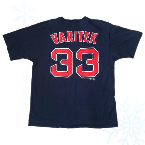 2005 MLB Boston Red Sox Jason Varitek Jersey T-Shirt (XL)