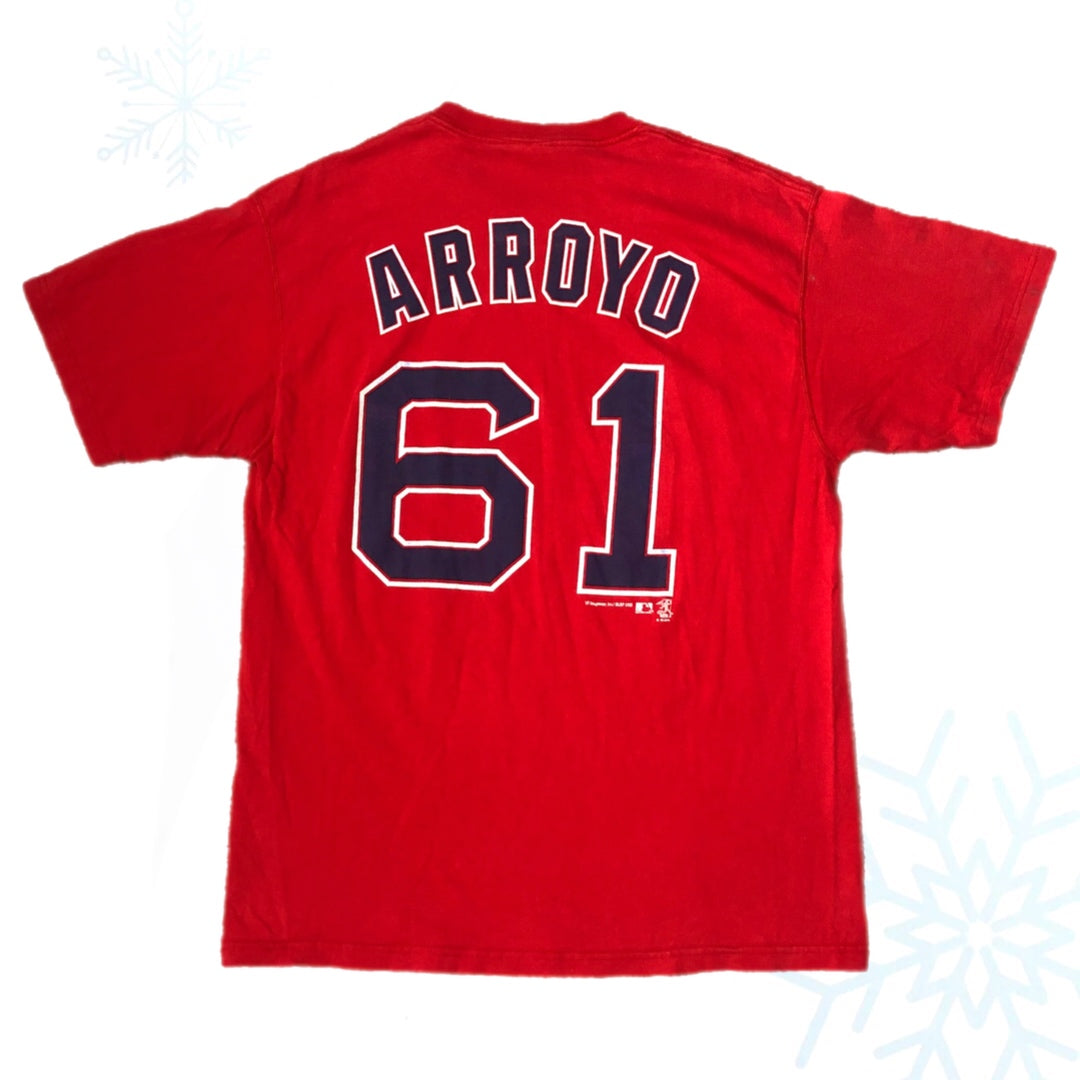 2005 MLB Boston Red Sox Bronson Arroyo Jersey T-Shirt (L)