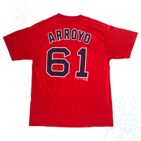 2005 MLB Boston Red Sox Bronson Arroyo Jersey T-Shirt (L)