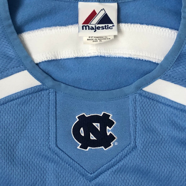 Vintage NCAA UNC North Carolina Tar Heels Majestic Thermal Long Sleeve Shirt (XL)