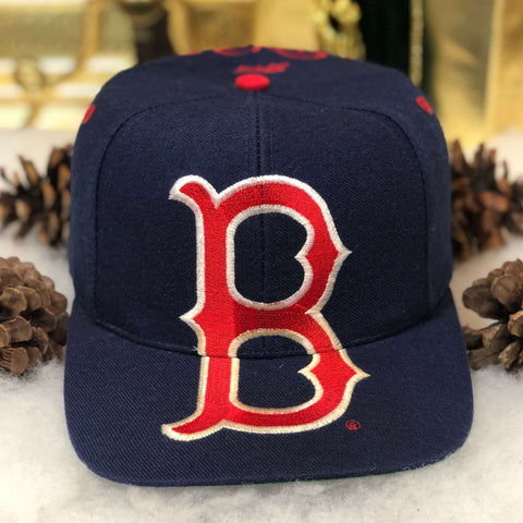 Vintage MLB Boston Red Sox Signatures Monster Wool Snapback Hat