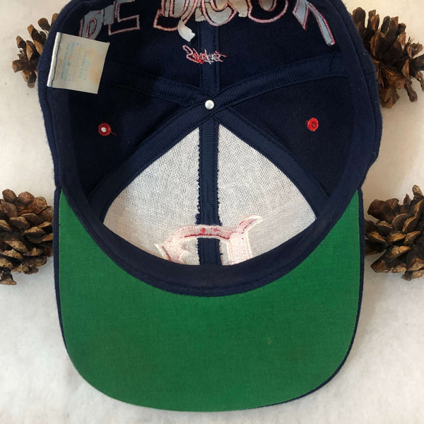 Vintage MLB Boston Red Sox Signatures Monster Wool Snapback Hat