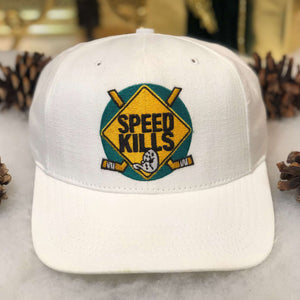 Vintage NHL Anaheim Mighty Ducks "Speed Kills" Snapback Hat