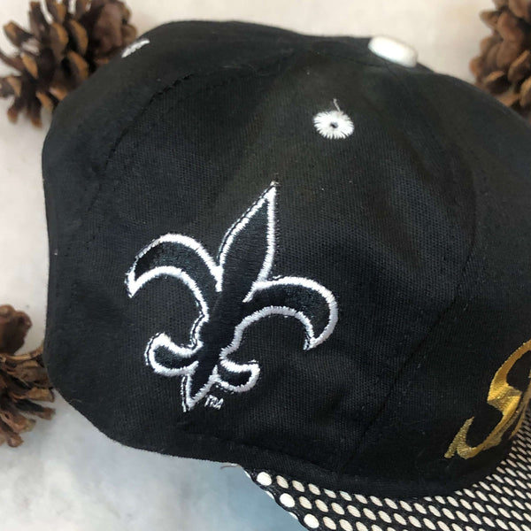 Vintage NFL New Orleans Saints #1 Apparel Twill Snapback Hat