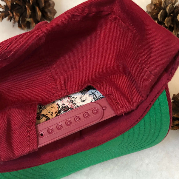 Vintage NCAA Arkansas Razorbacks Twill Snapback Hat