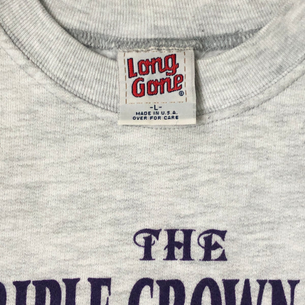 Vintage 1991 NHL Los Angeles Kings Long Gone All Over Print Crewneck Sweatshirt (L)