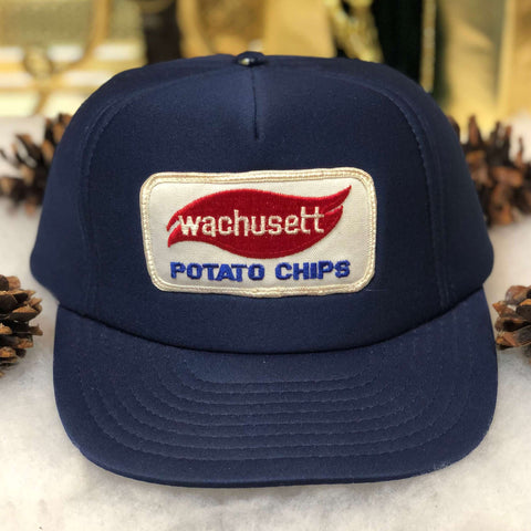 Vintage Wachusett Potato Chips Foam Snapback Hat