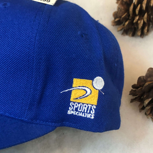 Vintage Deadstock NWT NFL Los Angeles Rams Sports Specialties Plain Logo Wool Snapback Hat