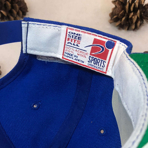 Vintage Deadstock NWT NFL Los Angeles Rams Sports Specialties Plain Logo Wool Snapback Hat
