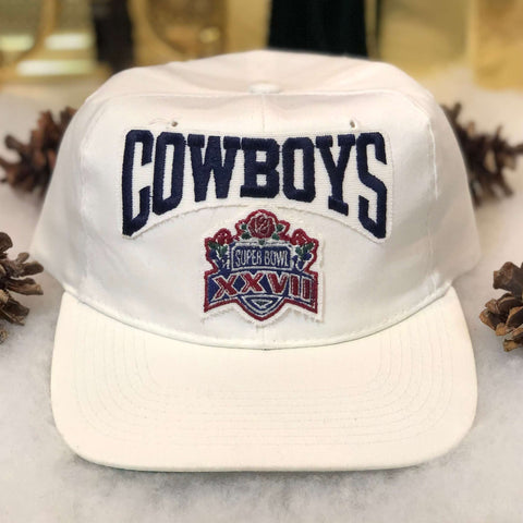 Vintage NFL Dallas Cowboys Super Bowl XXVII New Era Twill Snapback Hat