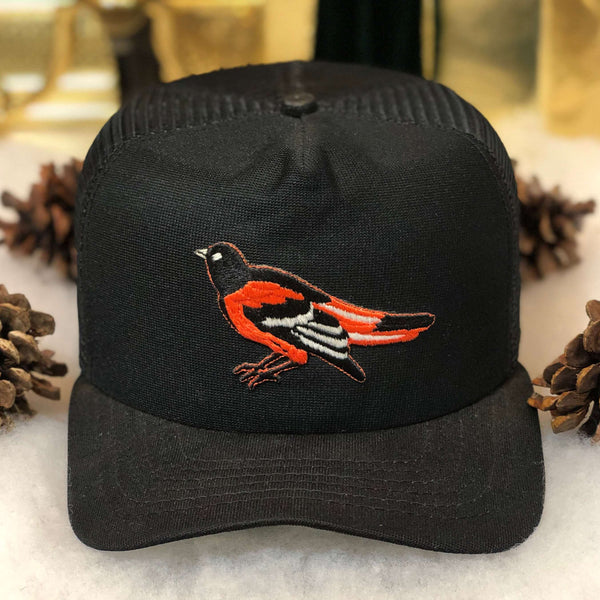 Vintage MLB Baltimore Orioles New Era Trucker Hat