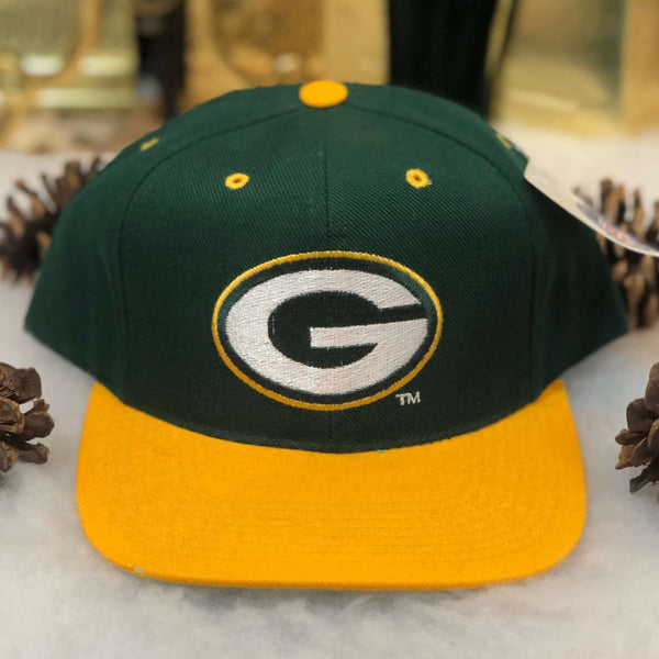 Vintage Deadstock NWT NFL Green Bay Packers ANI Wool Snapback Hat