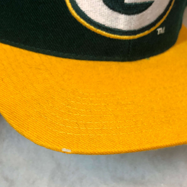 Vintage Deadstock NWT NFL Green Bay Packers ANI Wool Snapback Hat