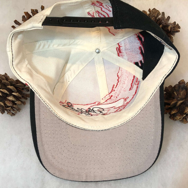 Vintage NASCAR Dale Earnhardt Logo Athletic Splash Wool Snapback Hat