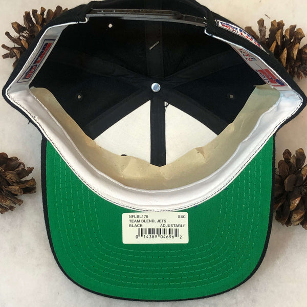 Vintage Deadstock NWT NFL New York Jets Sports Specialties Plain Logo Wool Snapback Hat