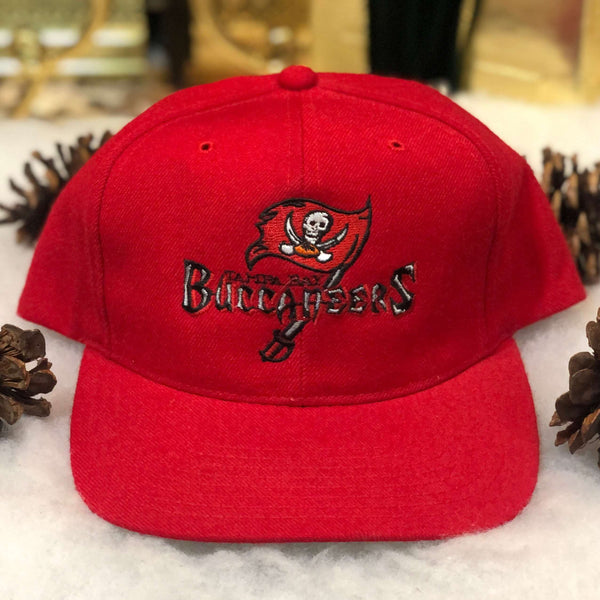 Vintage Deadstock NWOT NFL Tampa Bay Buccaneers Headmaster Wool Snapback Hat