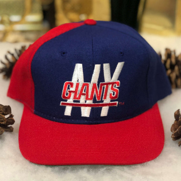 Vintage NFL New York Giants Sports Specialties Backscript Wool Snapback Hat
