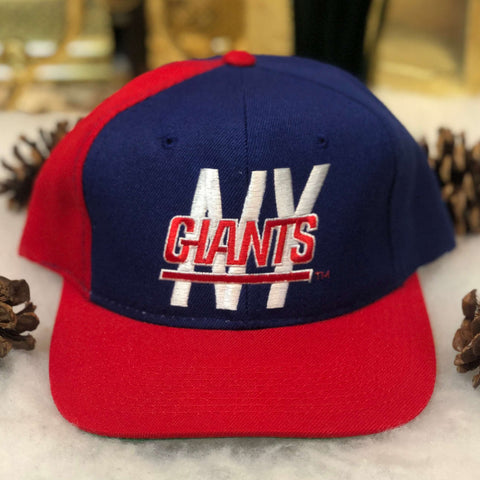 Vintage NFL New York Giants Sports Specialties Backscript Wool Snapback Hat