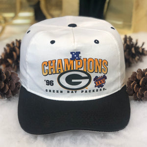 Vintage NFL Green Bay Packers 1996 NFC Champions New Era Twill Snapback Hat