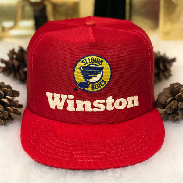 Vintage NHL St. Louis Blues Winston Promo Snapback Hat