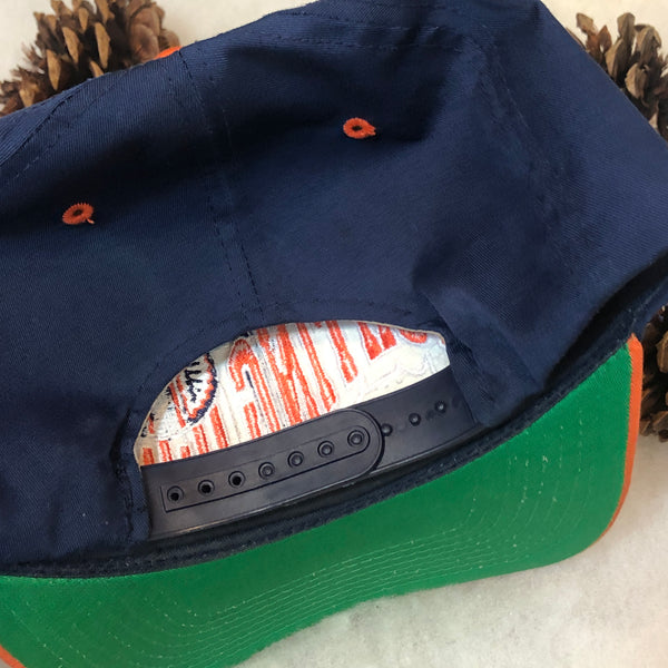 Vintage NCAA Illinois Fighting Illini The G Cap Wave Twill Snapback Hat