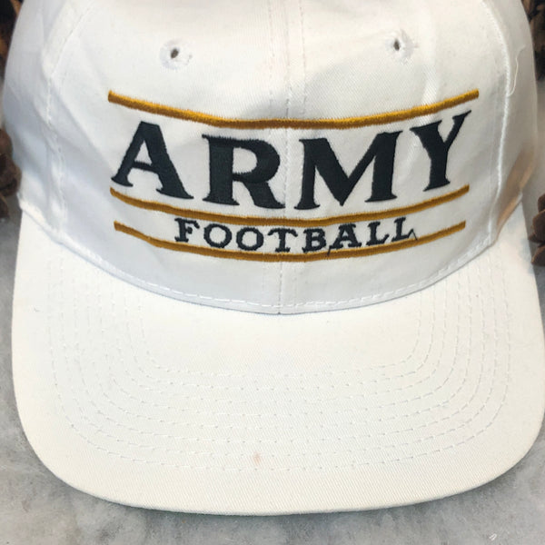Vintage NCAA Army Black Knights Football The Game Split Bar Twill Snapback Hat
